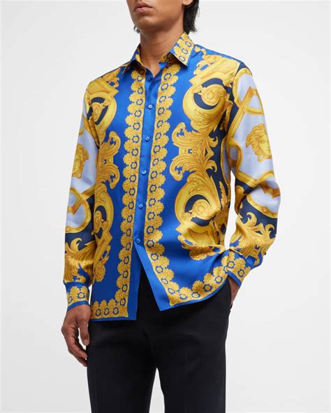 buy versace silk shirt|men's vintage versace silk shirts.